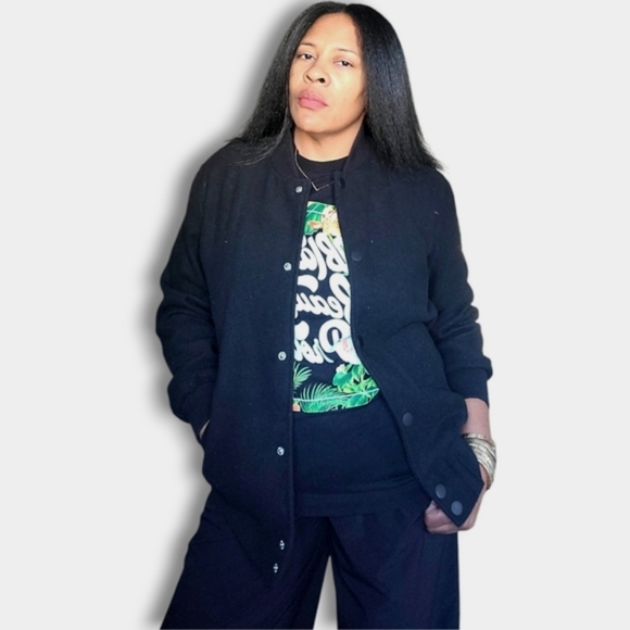 Bomber Jacket-Future Collective Kahlana Barfield Brown - Picture 2 of 15